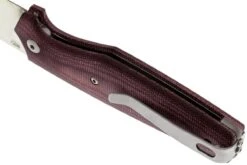 Viper Dan 1 5928CBR Burgundy Micarta N690, Drop-point -Navaja Tienda VPV5928CBR 06 viper dan 1 vpv5928cbr 06