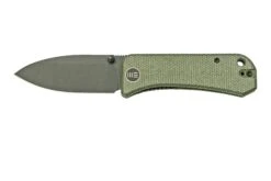 WE Knife Banter 2004J Dark Green Micarta, Black Navaja, Ben Petersen Design