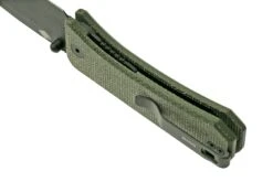 WE Knife Banter 2004J Dark Green Micarta, Black Navaja, Ben Petersen Design -Navaja Tienda WK2004J 05 we