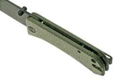 WE Knife Banter 2004J Dark Green Micarta, Black Navaja, Ben Petersen Design -Navaja Tienda WK2004J 07 we