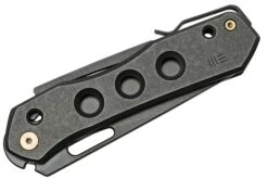 WE Knife Vision R 21031-2 Black Titanium, Black Stonewashed Navaja, Diseño Snecx -Navaja Tienda WKWE21031 2 05 weknife