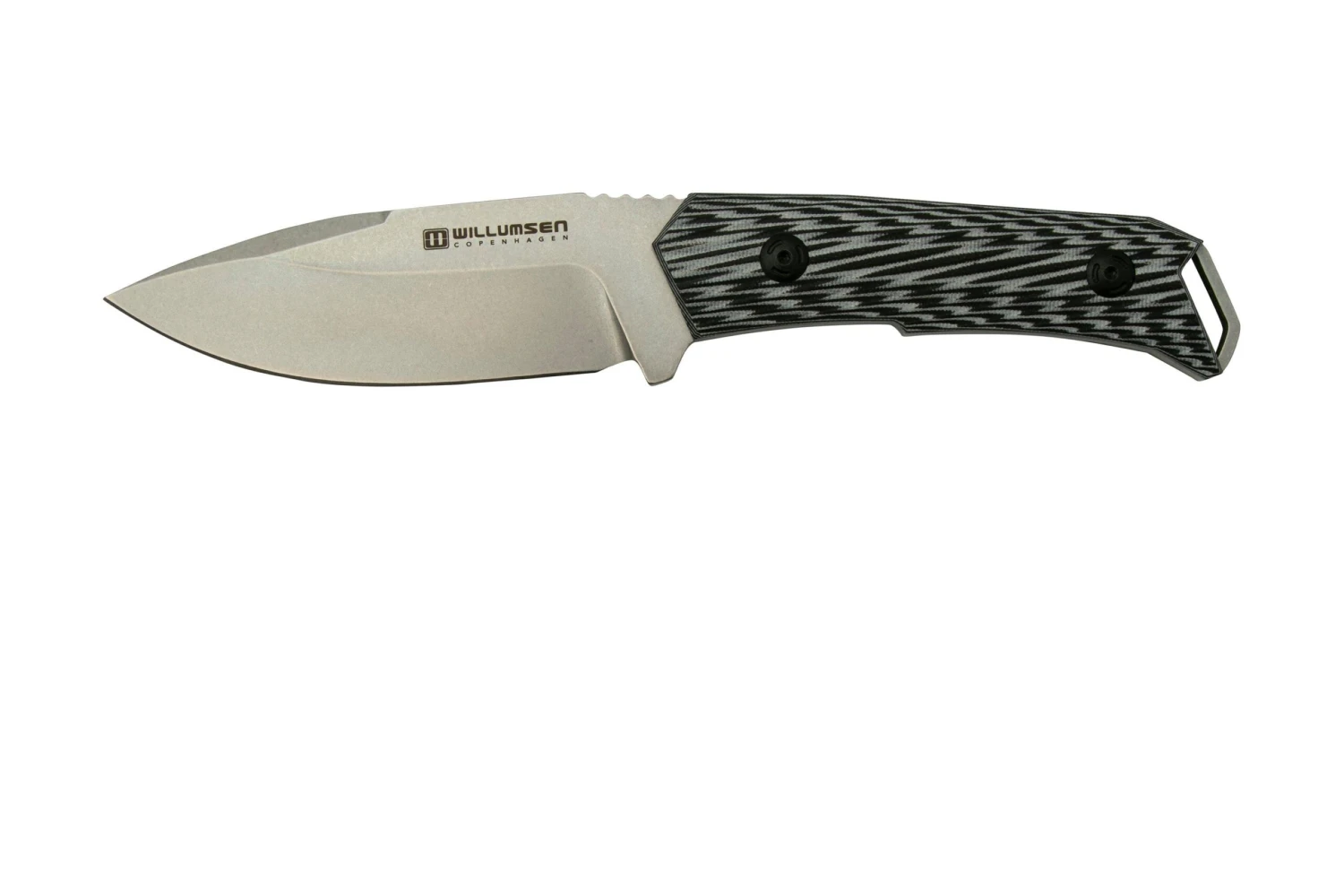 Willumsen Paragon DL22TGR Grey Black G10, AUS-8, Cuchillo Fijo 3 Willumsen Paragon DL22TGR Grey Black G10, AUS-8, Cuchillo Fijo