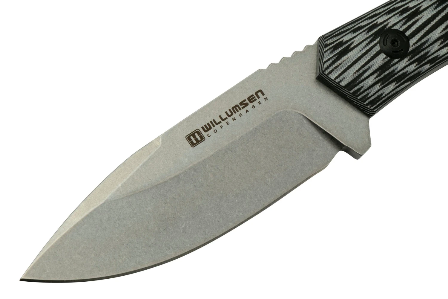 Willumsen Paragon DL22TGR Grey Black G10, AUS-8, Cuchillo Fijo 5 Willumsen Paragon DL22TGR Grey Black G10, AUS-8, Cuchillo Fijo - Image 3