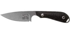 White River Knives M1 Black Burlap Micarta Cuchillo Fijo, Kydex Sheath