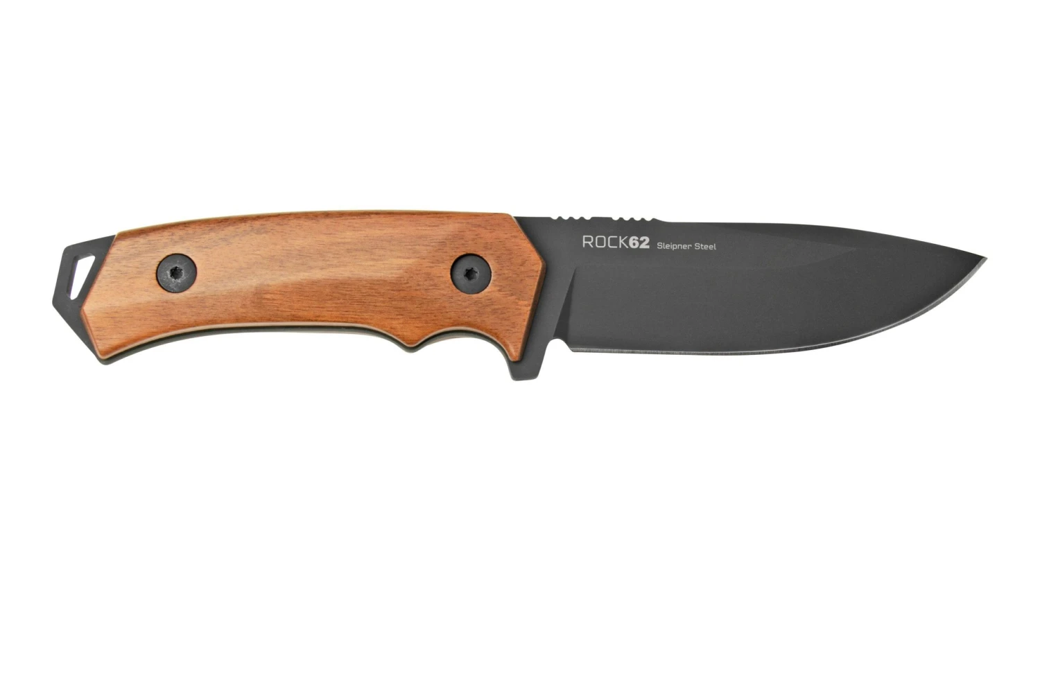 WOOX Rock 62 BUKNF00101 Walnut Plain, Cuchillo Fijo 4 WOOX Rock 62 BUKNF00101 Walnut Plain, Cuchillo Fijo - Image 2